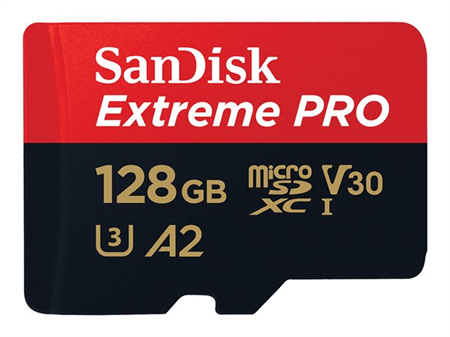 Sandisk Minneskort MicroSDXC Extreme Pro 128GB